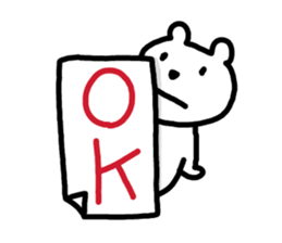 Polar bear to speak the Kansai dialect sticker #8924641