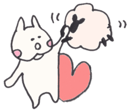 Cat and Sheep-Always Together-FUNA4 sticker #8924705