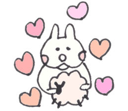 Cat and Sheep-Always Together-FUNA4 sticker #8924706