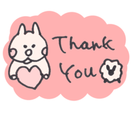 Cat and Sheep-Always Together-FUNA4 sticker #8924712