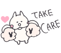 Cat and Sheep-Always Together-FUNA4 sticker #8924716