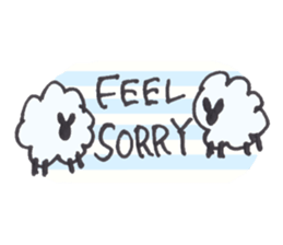 Cat and Sheep-Always Together-FUNA4 sticker #8924729