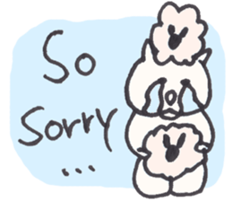 Cat and Sheep-Always Together-FUNA4 sticker #8924730