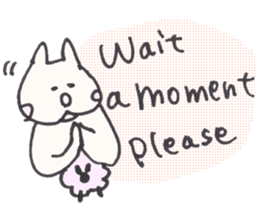 Cat and Sheep-Always Together-FUNA4 sticker #8924731