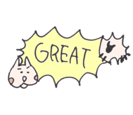 Cat and Sheep-Always Together-FUNA4 sticker #8924740