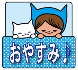 Cat cowl sticker #8924787