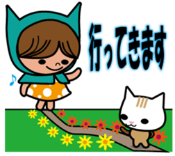 Cat cowl sticker #8924800
