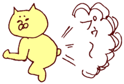 The cat which I drew 4 sticker #8925018