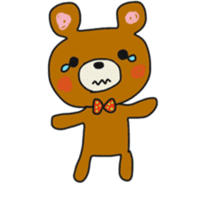 The daily life which is a bear freely sticker #8925394