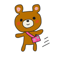 The daily life which is a bear freely sticker #8925402