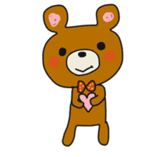 The daily life which is a bear freely sticker #8925403