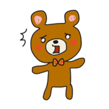 The daily life which is a bear freely sticker #8925406
