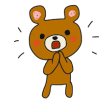 The daily life which is a bear freely sticker #8925407