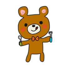 The daily life which is a bear freely sticker #8925416