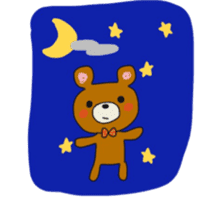 The daily life which is a bear freely sticker #8925422