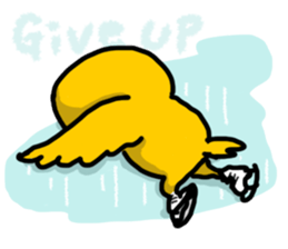 Skating Bird sticker #8925640