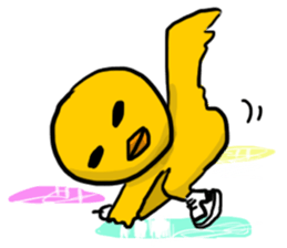 Skating Bird sticker #8925649