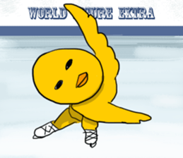 Skating Bird sticker #8925651