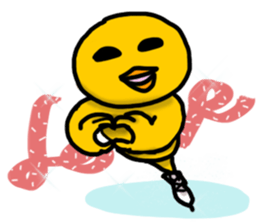 Skating Bird sticker #8925654