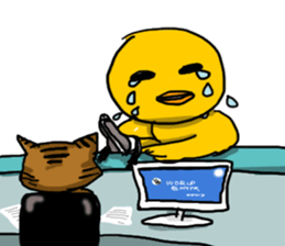 Skating Bird sticker #8925655