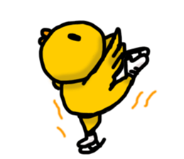 Skating Bird sticker #8925656