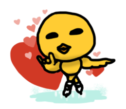 Skating Bird sticker #8925659