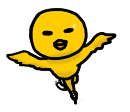 Skating Bird sticker #8925660