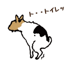 I love Wire fox terrier sticker #8925759