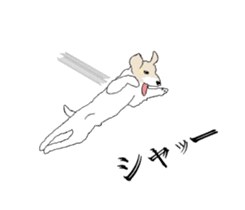 I love Wire fox terrier sticker #8925774