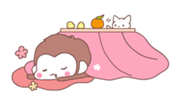 Monkey year, cute monkey sticker #8926208