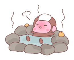 Monkey year, cute monkey sticker #8926218