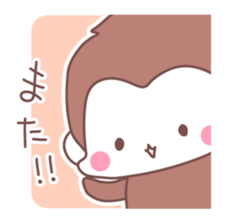 Monkey year, cute monkey sticker #8926223
