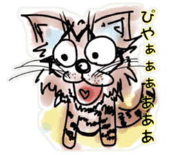 Japanese Cat Stickers. sticker #8926477