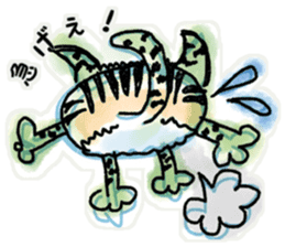 Japanese Cat Stickers. sticker #8926483