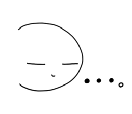 More white circle sticker #8926614