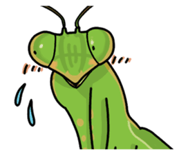 Daily life of mantis sticker #8926750