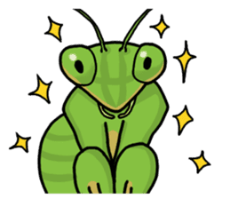 Daily life of mantis sticker #8926751