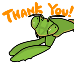 Daily life of mantis sticker #8926765