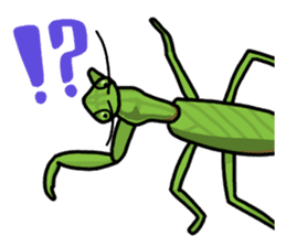 Daily life of mantis sticker #8926769