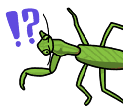 Daily life of mantis sticker #8926769