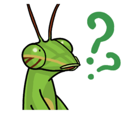 Daily life of mantis sticker #8926770