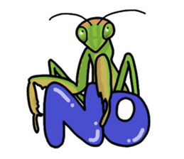 Daily life of mantis sticker #8926773