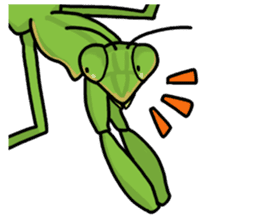 Daily life of mantis sticker #8926774
