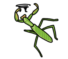 Daily life of mantis sticker #8926775