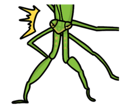 Daily life of mantis sticker #8926777