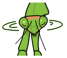 Daily life of mantis sticker #8926779