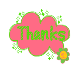 rainbow flowers sticker #8926785