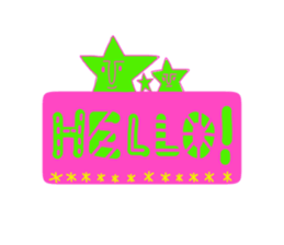 rainbow flowers sticker #8926787