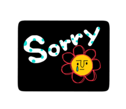 rainbow flowers sticker #8926790