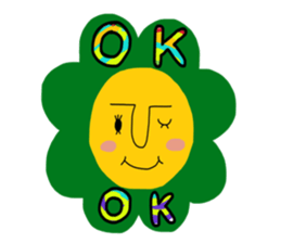 rainbow flowers sticker #8926791